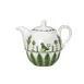 Steelite 82112AND0411B - Tea Teapot, 16 oz, 4.9" x 4" x 2.4" Bone China, Sultans Garden,Lid - 6/Case 1 image