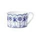 Steelite 82124AND0110 - 9 Oz China Tea Cup, Sultans Garden Blue, 4.375" x 3.375" x 2.5", 1 Dozen 1 image