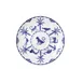 Steelite 82124AND0169 Tea For One Saucer Coupe, 5.75" x 0.75", China, Sultans Garden Blue - 1 Dozen 1 image