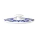 Steelite 82124AND0341 - Oval Sugar Lid, 4.125" x 2.875" x 1.0", China, Sultans Garden Blue - 1 Dozen 1 image