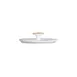 Steelite 82125AND0341 - Oval Bone China Sugar Lid, William Edwards, 4.125" x 2.875" x 1.0" - 1 Dozen 1 image