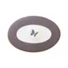 Steelite 82135AND0341 Sugar Lid, Oval Makira Pattern, Bone China, 4.125" x 2.875" x 1.0", - 1 Dozen 1 image