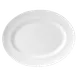 Steelite 9001C394 - Oval China Platter, 8" x 6.25", Vitrified, Oven Safe to 530°F/275°C - 24/Case 1 image