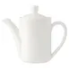Steelite 9001C663 - Monaco Vogue 21oz Coffee Pot, 8" x 7" Vitrified with Lid, Oven Safe 530°F, 6/Case 1 image