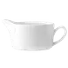 Steelite 9001C671 - Mint Sauce Boat, 5 oz, 6.25" x 2.375" Alumina, Oven Safe 530°F/275°C - 1 Dozen 1 image