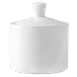 Steelite 9001C674 Sugar Pot Lid, 1.625" Monaco Vogue, Vitrified, Oven Safe To 530°F/275°C - 1 Dozen 1 image