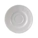 Steelite 9007C018 Monique Round China Saucer 4.625" Vitrified, Finish, Oven Safe to 530°F - 36/Case 1 image