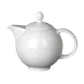 Steelite 9032C725 - Medium Spyro Tea Pot Lid, Vitrified China, Oven Safe to 530°F (275°C) - 1 Dozen 1 image