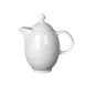 Steelite 9032C728 - 21 Oz Spyro Coffee Pot, 7" X 4.375" X 5.625", Vitrified China Lid - 6/Case 1 image