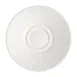 Steelite 9117C1193 - 4.625" White Willow Saucer, Vitrified Ceramic, Oven Safe to 530°F - 1 Dozen 1 image