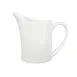 Steelite 9117C1204 - White Ceramic Creamer Pitcher, Handle, 5.0 Oz, Interwoven, Oven Safe - 1 Dozen 1 image
