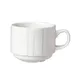 Steelite 9119C1250 Alina Alumina Vitrified Cup, 7.5 oz, 4.25" x 2.625", Banquetware - 1 Dozen 1 image