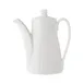 Steelite 9120C1307 - 21 oz Alumina Vitrified Ceramic Coffee Pot, 9" x 3" x 4", No Lid - 6/Case 1 image