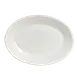 Steelite A100P147-Oval Rolled Edge Platter, 11.25" x 8" Vitrified China, Oven Safe to 400°F, 1 Dozen 1 image