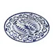 Steelite A120P142 - Oval China Platter, 12.25" x 9.125", Blue Anfora, Rolled Edge - 1 Dozen 1 image
