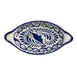 Steelite A120P152 - Oval Rarebit, 12 oz, 10.0" x 5.0" Vitrified China, Blue Anfora Puebla - 1 Dozen 1 image