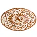 Steelite A122P142 - Oval Brown China Platter, 12.25" x 9.125", Puebla, Rolled Edge - 1 Dozen 1 image
