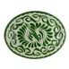 Steelite A124P245 - Oval Rim Platter, 13.625" x 10.75" Vitrified China, Palm Anfora, - 1 Dozen 1 image