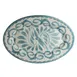 Steelite A125P140 - Oval Vitrified China Platter, Lagoon, Rolled Edge, 10.625" x 7.75" - 1 Dozen 1 image