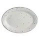 Steelite A330P140 - Oval Vitrified China Platter 10-5/8" x 7-3/4", Matte White, Rolled Edge - 1 Dozen 1 image