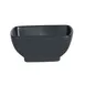 Steelite A901P043 - Sedona Black Rectangular Salsa Bowl 6 Oz 4-1/4" x 3" x 2-1/8" China - 1 Dozen 1 image