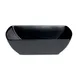Steelite A901P091 - Rectangular 17 Oz Cereal Bowl, 6-5/8" x 5" x 2" China, Sedona Black - 1 Dozen 1 image