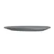 Steelite A941P128 China Platter, 13-1/2" x 9" Oval, Denali Matte Gray, Anfora Design - 6/Case 2 image