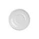 Steelite DCI128UW Espresso Saucer, 4.5" Round White Ceramic Oven & Microwave Safe - 1 Dozen 1 image