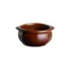 Steelite DCI12ALB Onion Soup Bowl, 7 Oz, 4-1/2" x 4" x 2" Ceramic Laredo Brown Oven Safe - 1 Dozen 1 image