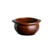 Steelite DCI12BLB - 10‑12 Oz Soup Bowl, 4‑1/4" Dia (5" Handle) x 2" H, Brown Ceramic - 1 Dozen 1 image