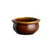 Steelite DCI12BLBD - Onion Soup Crock, 10‑12 oz, 4¼"×2" H (5" Handle), Ceramic Laredo Drip - 1 Dozen 1 image