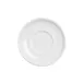 Steelite DCI138UW Cappuccino Saucer, Ultra White Ceramic, 5-3/4" Dia x 1-1/4" H, Stackable - 1 Dozen 1 image