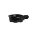 Steelite DCI174MB Butter Warmer, 3 oz, 5.25" L x 3.75" W x 1.5" H, Matte Black, Oven/MW Safe - 1 Dozen 1 image