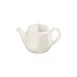 Steelite DCI182W Teapot, 16 oz White Ceramic, 6" L x 4" W, Oven/MW Safe, Lead‑Free, No Lid - 1 Dozen 1 image