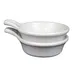 Steelite DCI45UW White Handle Bowl 14oz (5-3/4" Dia × 2-3/8" H) Ceramic Oven/Microwave Safe -1 Dozen 2 image