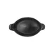 Steelite DCI596BI - 12 Oz Oval Baking Dish, 8‑3/4"L×5"W×1‑3/4"H, Black Iron Glaze, Oven‑Safe - 1 Dozen 1 image