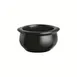 Steelite DCI746MB Bowl, 15 oz 4¾" Dia x 2⅝" H Black Ceramic Handle, Oven‑Microwave Safe - 1 Dozen 1 image
