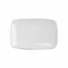 Steelite DCI896UW White Ceramic Platter 9-1/2" x 6-1/4" x 7/8" Vitrif Oven/Microwave Safe - 1 Dozen 1 image