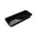 Steelite DFBRC15810 Bakery Display Tray, 3 Qt, 15" x 8" x 2" Rectangular Acrylic Black - 6/Case 1 image