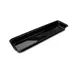 Steelite DFBRC24610 Display Tray, 1-Gal Rectangular Acrylic, Black, 24"W × 6½"D × 2"H - 6/Case 1 image