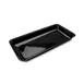 Steelite DFBRC301210 Rectangular Black Acrylic Bakery Display Tray 30" x 12" x 2" 2.75 Gal - 6/Case 1 image