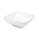 Steelite DFBSQ10ME020 - Square 10" x 10" x 3-1/4" Melamine Bowl, 3.25 Qt White Finish - 5/Case 1 image