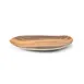 Steelite DFTOV1612AC Oval Bakery Display Tray, 16" W x 12" D x 1.75" H, Tan Melamine, 3/Case 2 image