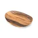 Steelite DFTOV1612AC Oval Bakery Display Tray, 16" W x 12" D x 1.75" H, Tan Melamine, 3/Case 1 image