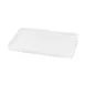Steelite DFTRC1410LT020 Bakery Display Tray, Rectangular White Melamine, 14" W x 10" D x 1" H - 10/Case 1 image