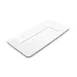 Steelite DFTRC158AS020 Bakery Display Tray – 15" L x 8" W x 1.5" H Melamine White – 10/Case 1 image