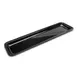 Steelite DFTRC24610 Market Bakery Tray, 24" x 6½" x 1" Rectangular Black Acrylic - 6/Case 1 image