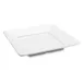 Steelite DFTSQ12AS020 Square Bakery Food Display Tray, 12" x 12" x 1.5" White Melamine - 10/Case 2 image
