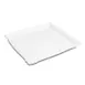 Steelite DFTSQ13CF020 - Square Café White Melamine Serving Tray, 13" W x 13" D x 1-1/4" H - 10/Case 1 image
