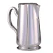 Steelite DW1564B Water Pitcher, 2.0 Qt 64‑95 oz, 7.5" W x 5.0" D x 8.75" H, 18/10 Steel With Handle 1 image